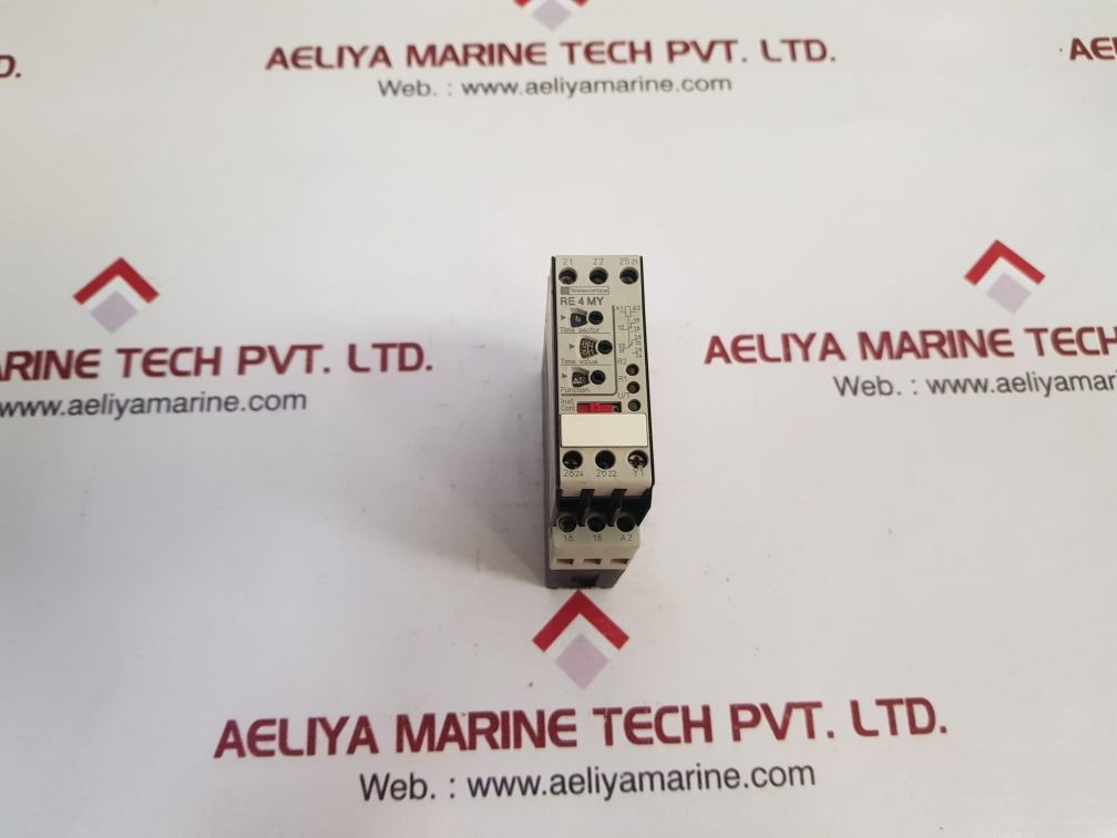 Telemecanique re4 my13mw time delay relay used