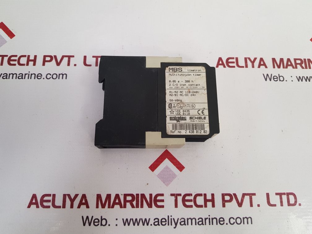 Entrelec Schiele Mbs Timetron Multifunction Timer 2.430.012.02
