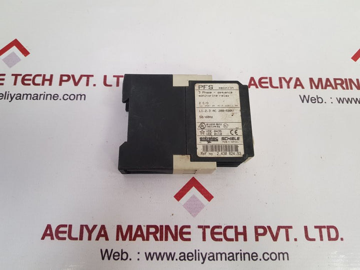 Entrelec Schiele Pfs Mecotron 2.430.824.93 Monitoring Relay
