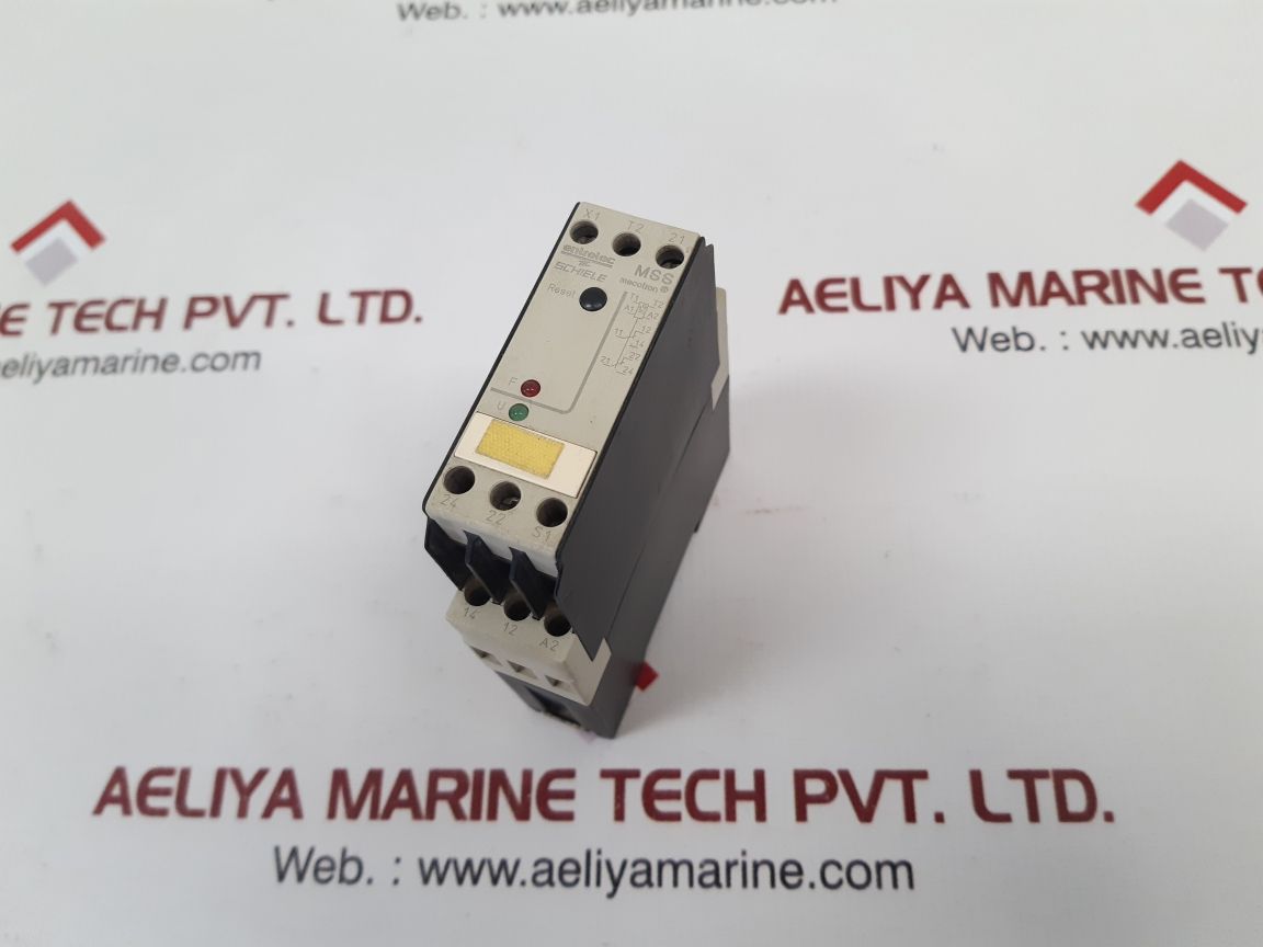 Entrelec Schiele Mss Mecotron 2.430.810.93 Thermistor Motor Protection Relay
