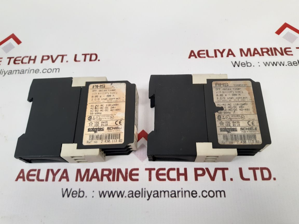 Entrelec Schiele Timetron Ahs Timetron 2.430.113.02 Off Delay Timer
