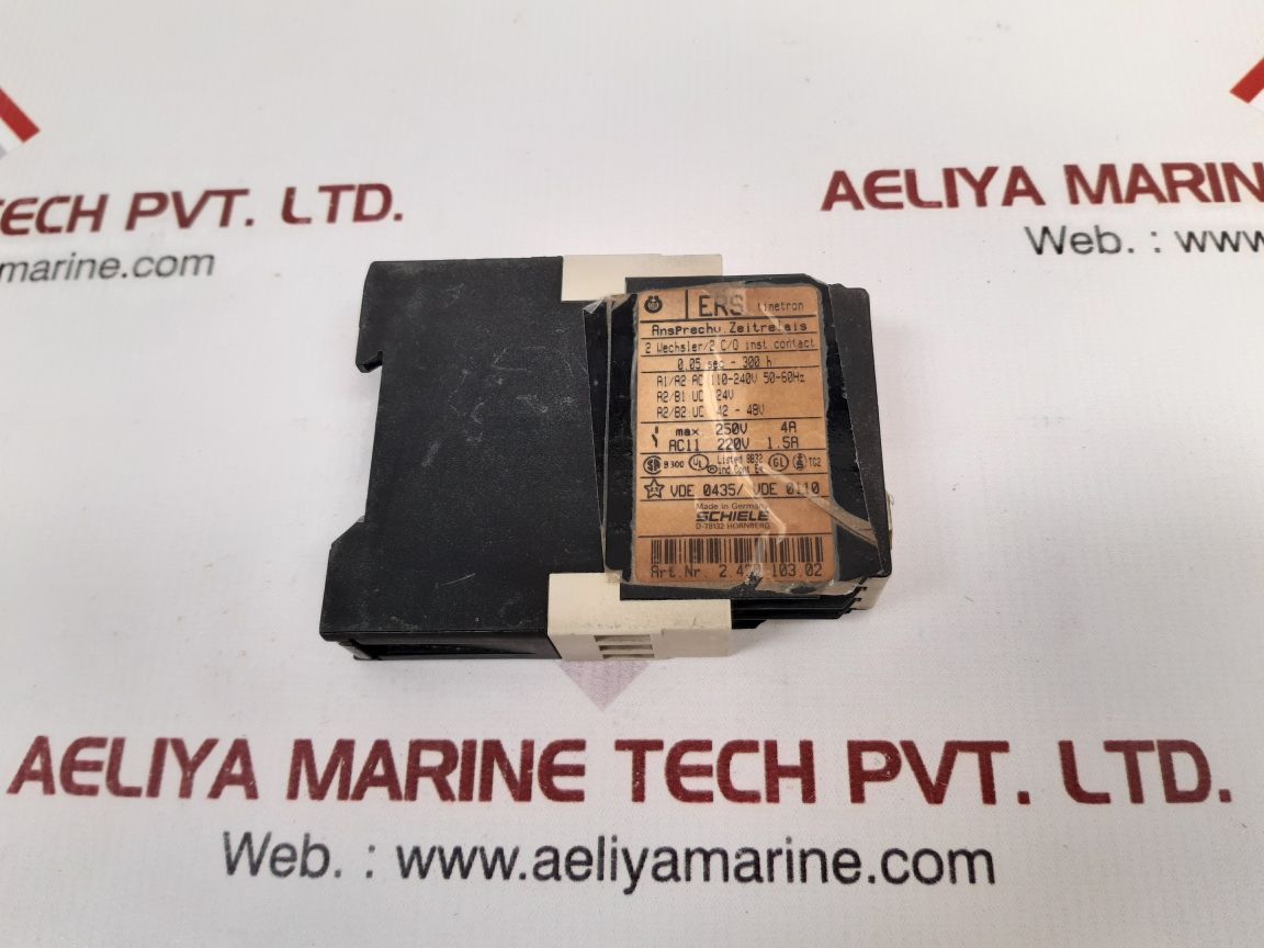 Schiele Ers Timetron 2.430 103.02 Contact Time Relay

