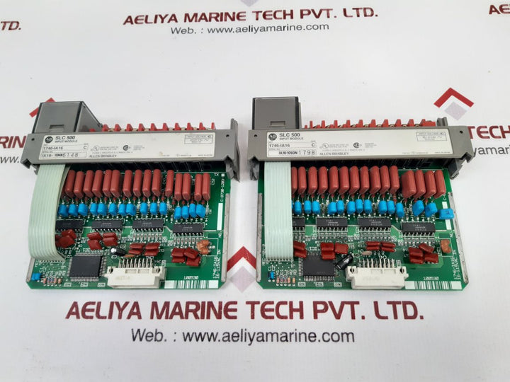 Allen-bradley 1746-ia16 Ser:C Input Module Used
