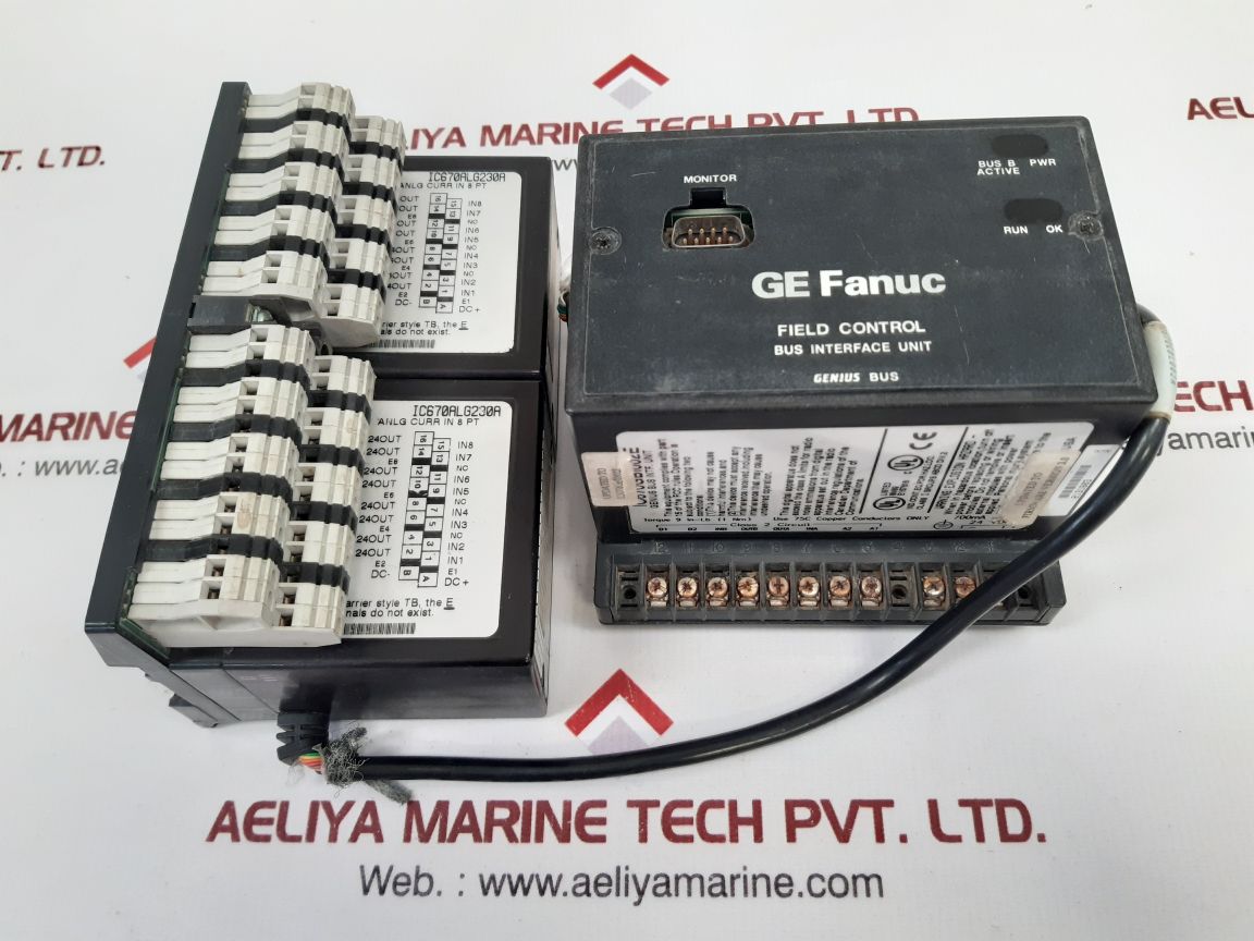 Ge Fanuc Ic670Chs002E Analog Module With Ic670Gb1002F Control System
