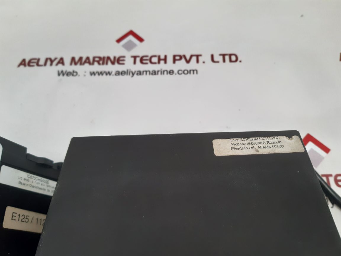 Ge Fanuc Ic670Chs002E Analog Module With Ic670Gb1002F Control System
