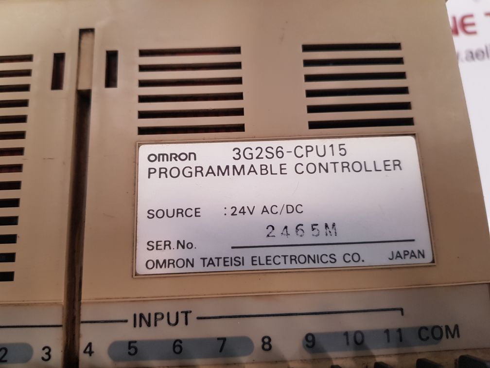 Omron 3G2S6-cpu15 Programmable Controller