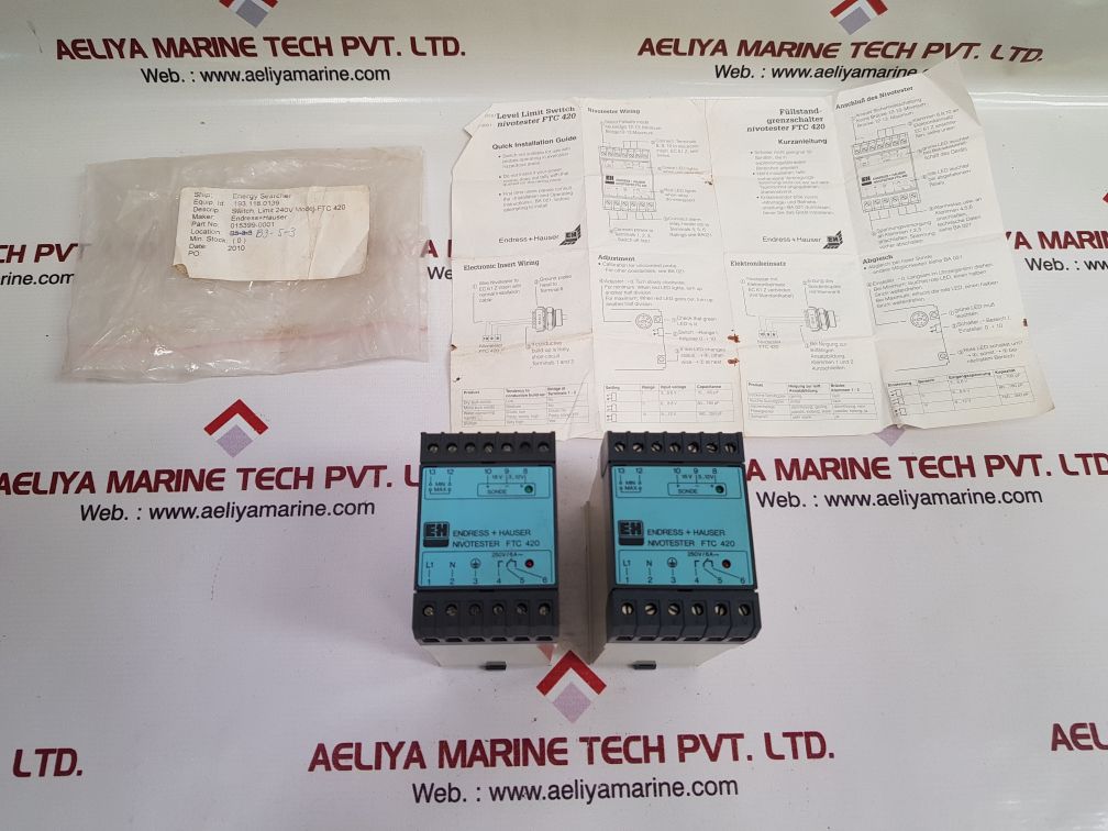 Endress + Hauser Nivotester Ftc 420 Level Limit Switch