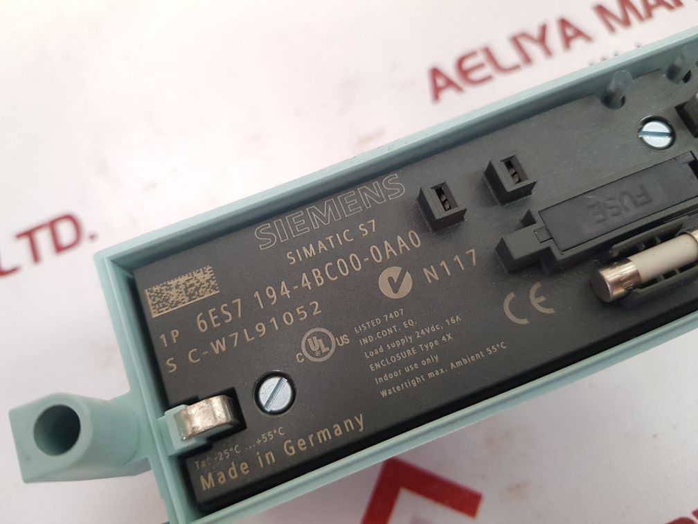 Siemens 6Es7 194-4Bc00-0Aa0 Connection Module E-stand: 02