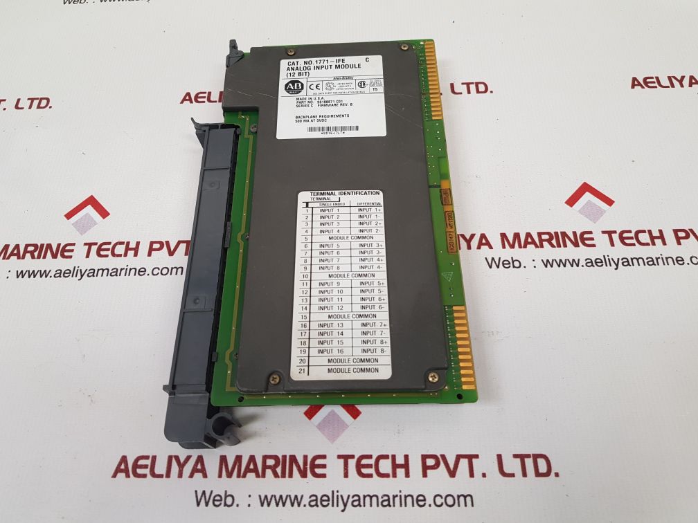 Allen-bradley 1771-ife Analog Input Module (12 Bit) Used
