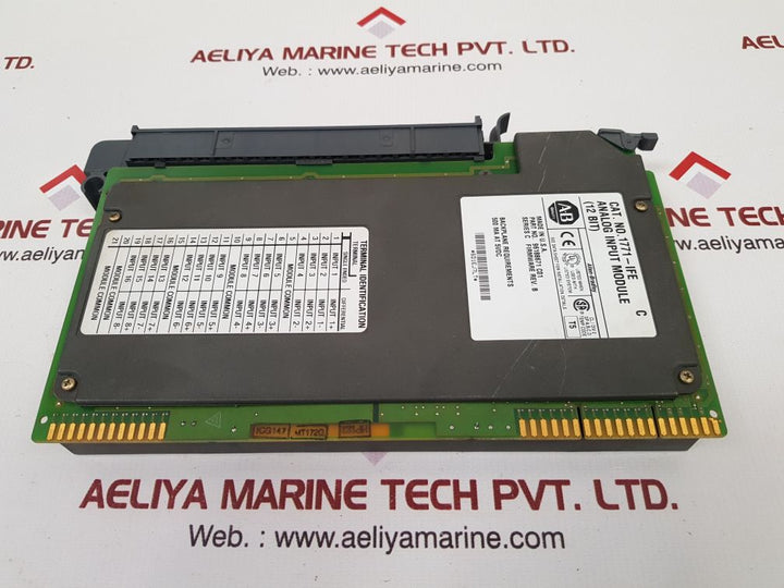 Allen-bradley 1771-ife Analog Input Module (12 Bit) Used