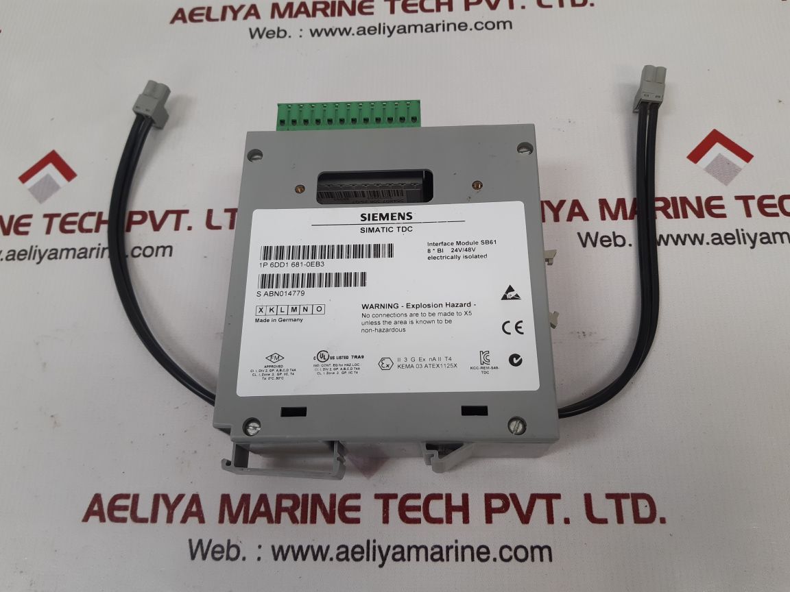 Siemens 6dd1681-0eb3 binary module