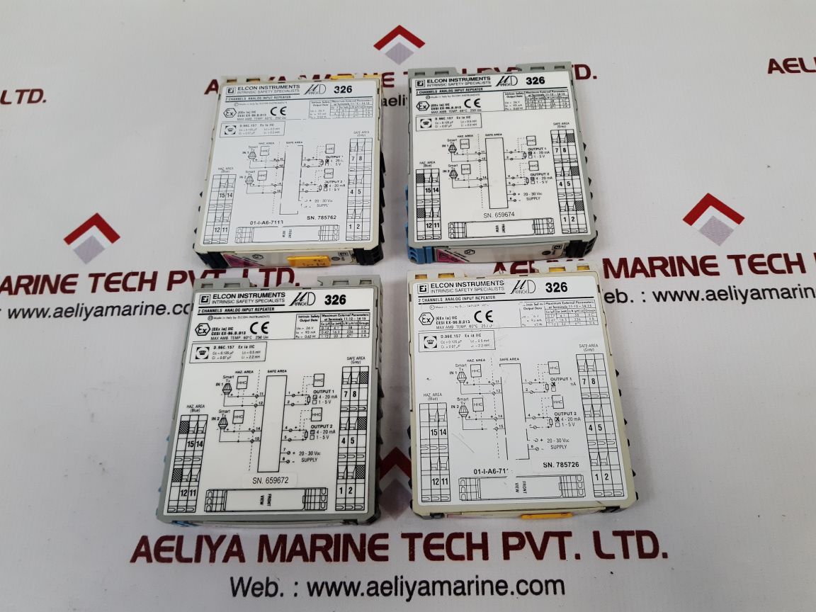 Elcon µ Range D 326 2-channels Analog Input Repeater