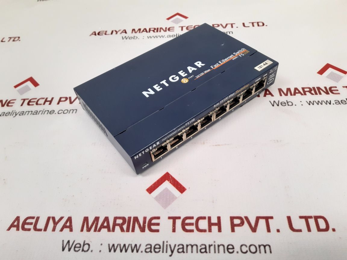 Netgear Fs108 8-port Auto 10/100 Mbps Desktop Switching
