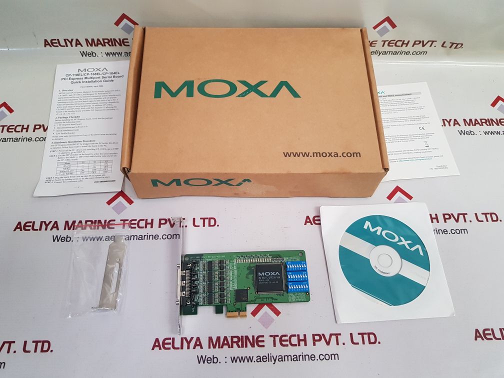 Moxa cp-118el rs-232/422/485 serial board
