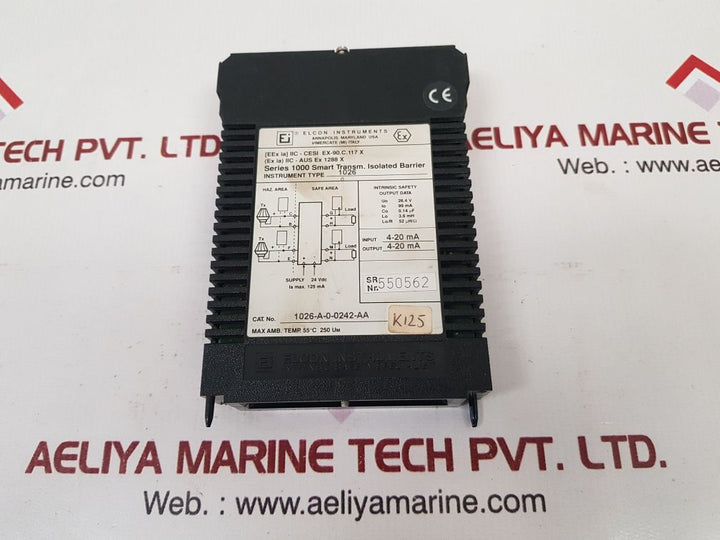 Elcon 1026-a-0-0242-aa smart transmitter isolated barrier