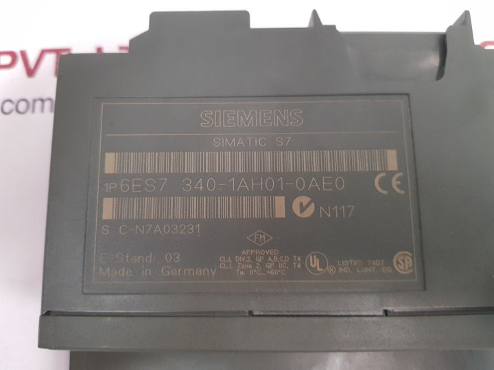 Siemens 6Es7 340-1Ah01-0Ae0 Communication Processor Module
