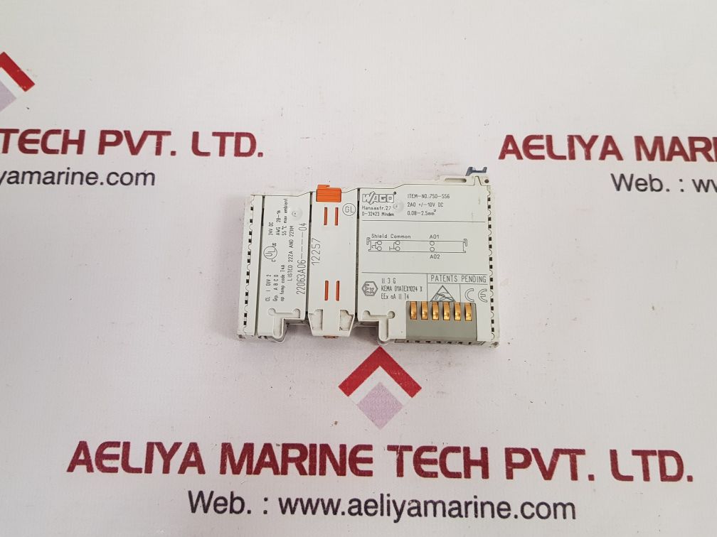 Wago 750-556 Analog Output Module
