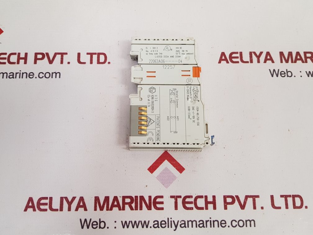 Wago 750-556 Analog Output Module
