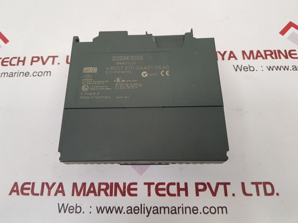 Siemens 6Es7 370-0Aa01-0Aa0 Module E-stand: 4