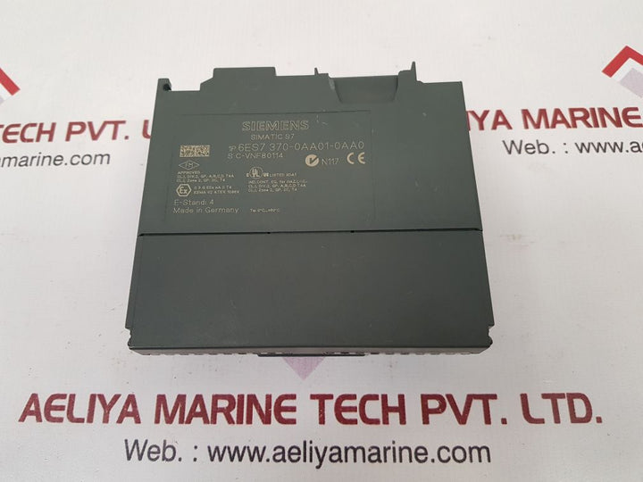 Siemens 6Es7 370-0Aa01-0Aa0 Module E-stand: 4