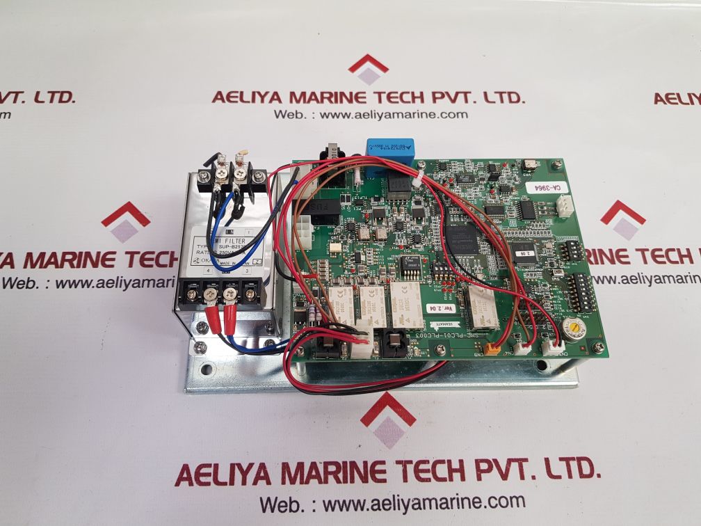 Seamate Smc-plc01-plc003 Pcb Card With Koyo Sup-b25701 Emi Filter New
