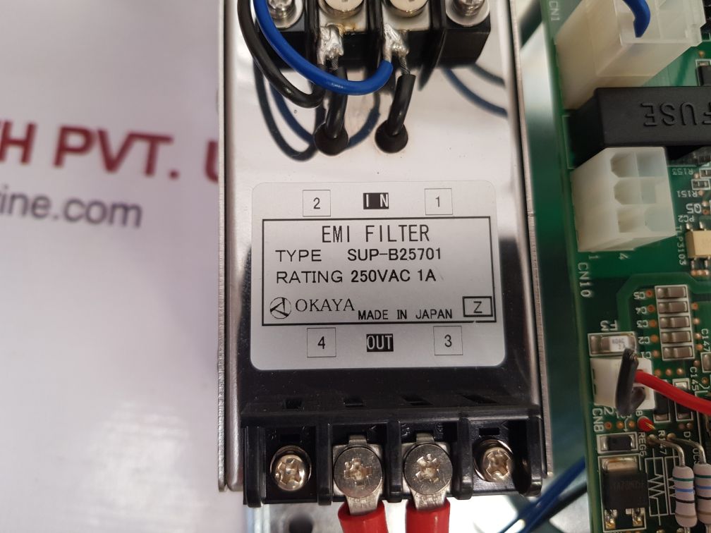Seamate Smc-plc01-plc003 Pcb Card With Koyo Sup-b25701 Emi Filter New
