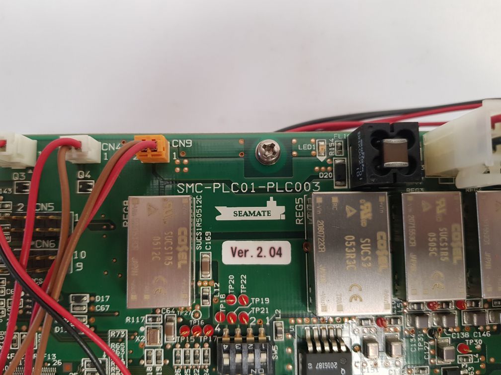 Seamate Smc-plc01-plc003 Pcb Card With Koyo Sup-b25701 Emi Filter New
