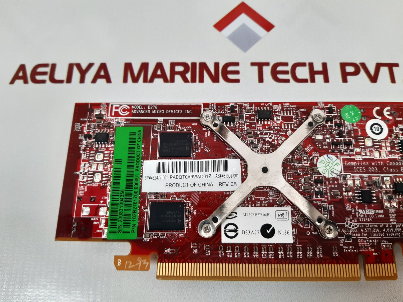 Ati radeon 109-b27631-00 graphics card b276
