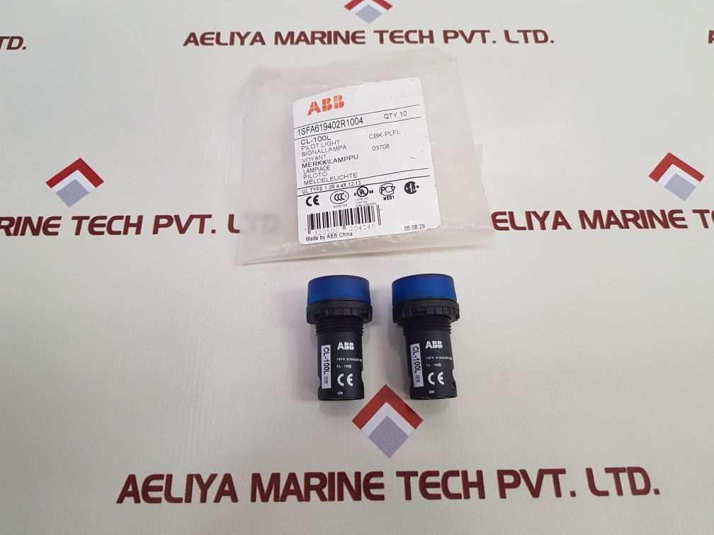 Set Of 10X Abb Cl-100L 1Sfa619402R1004 Blue Pilot Light
