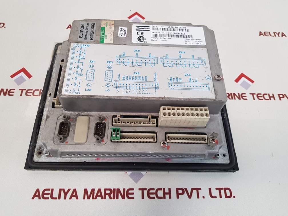 Atlas copco 1900 0710 02 panel controller 24vac/16va