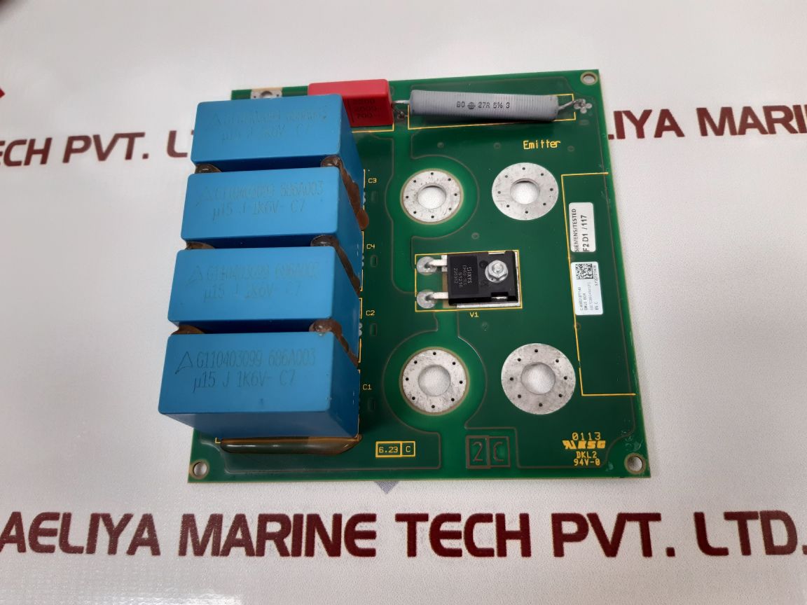 Siemens 6Se70386Gk841Gf0 Snubber Board Used
