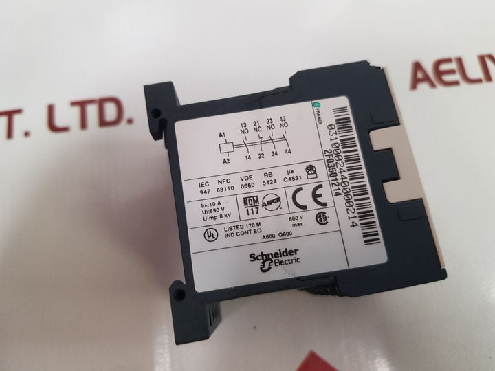 Telemecanique/Schneider Ca3Kn31Bd Control Relay
