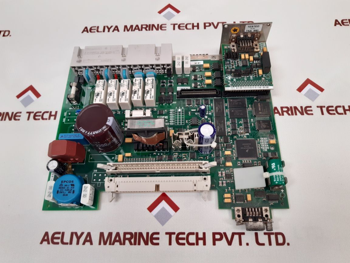 Siemens C73040-a51-c180-07 Pcb Card Used
