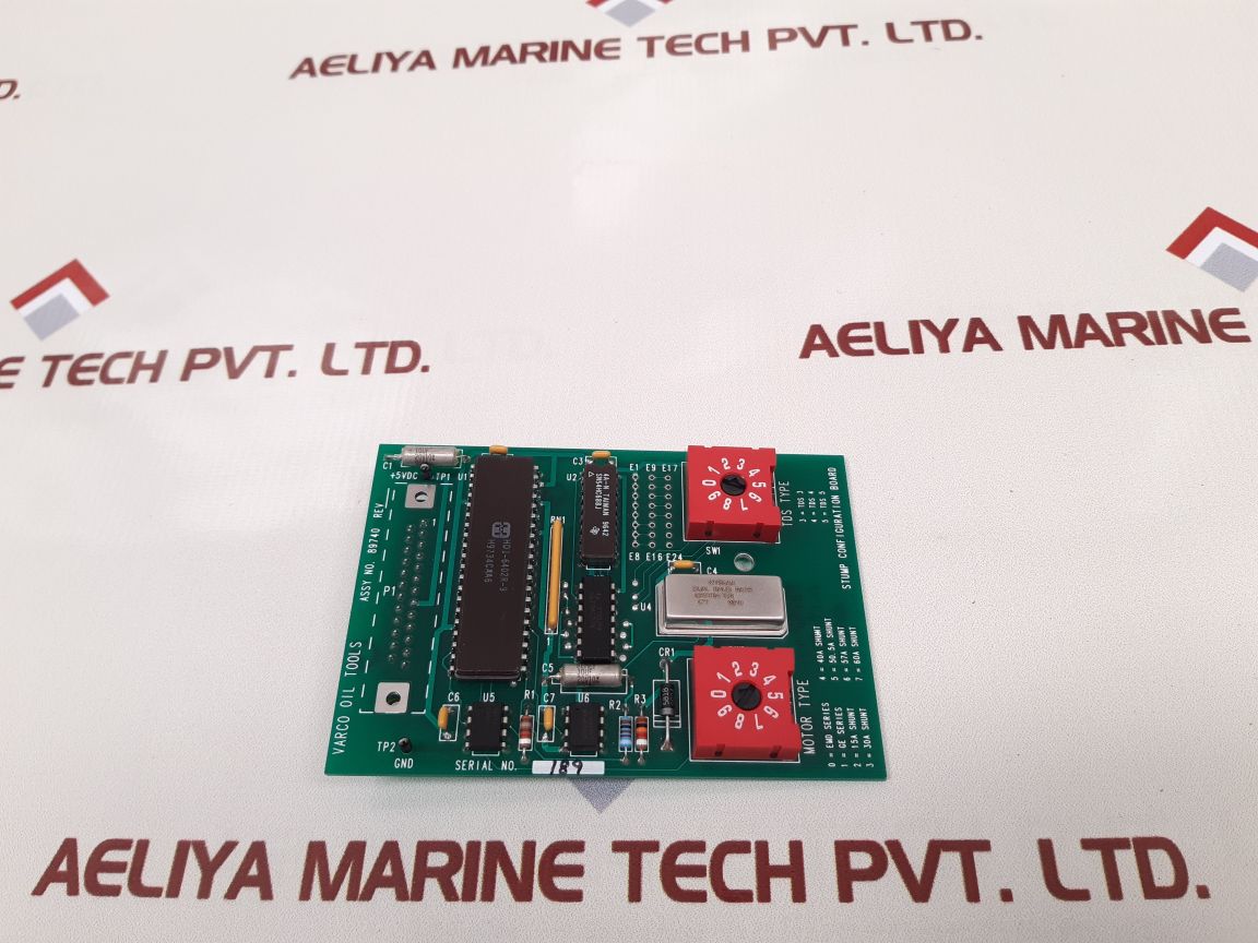 Varco oil tools 89740 stum configuration board
