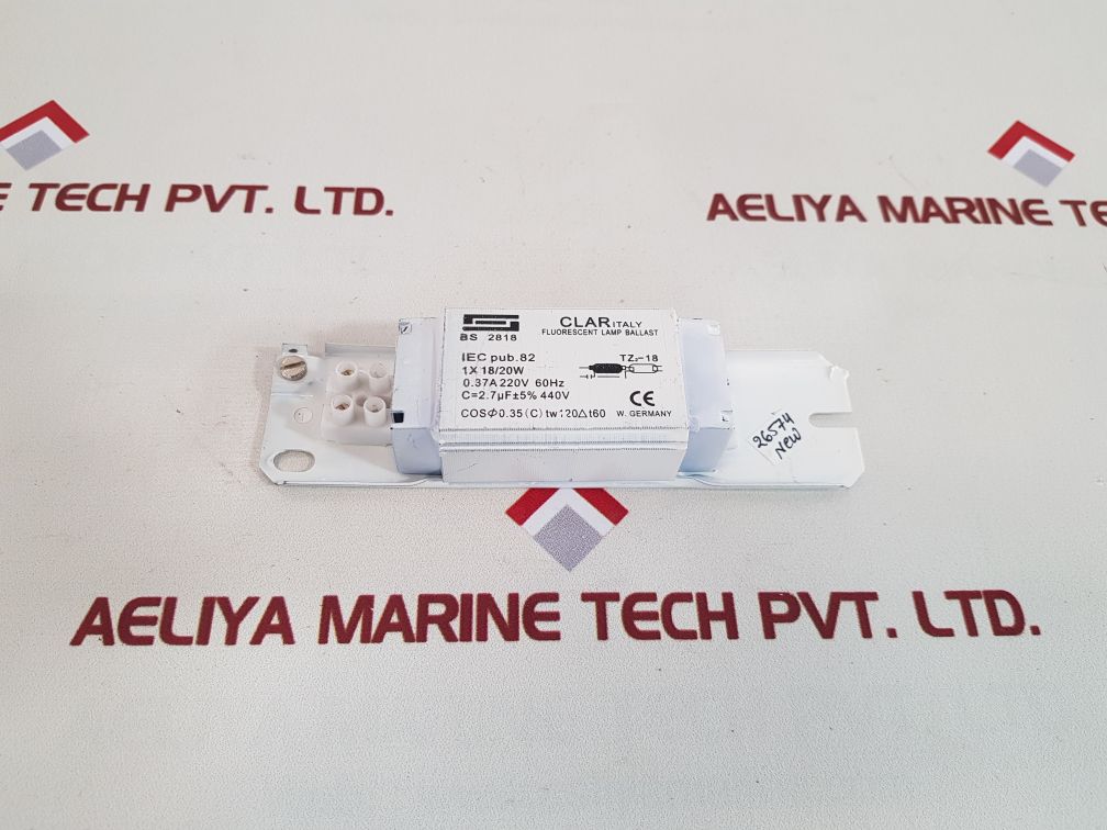 Clar bs 2818 fluorescent lamp ballast