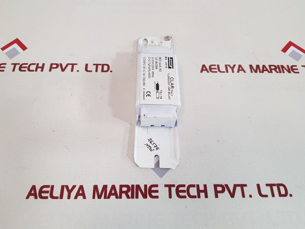 Clar bs 2818 fluorescent lamp ballast
