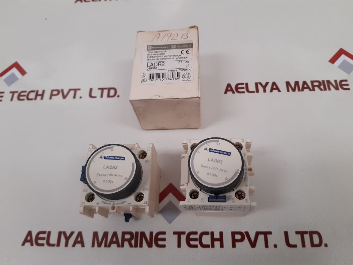 Telemecanique/Schneider Ladr2 Time Delay Block 0.1-30S

