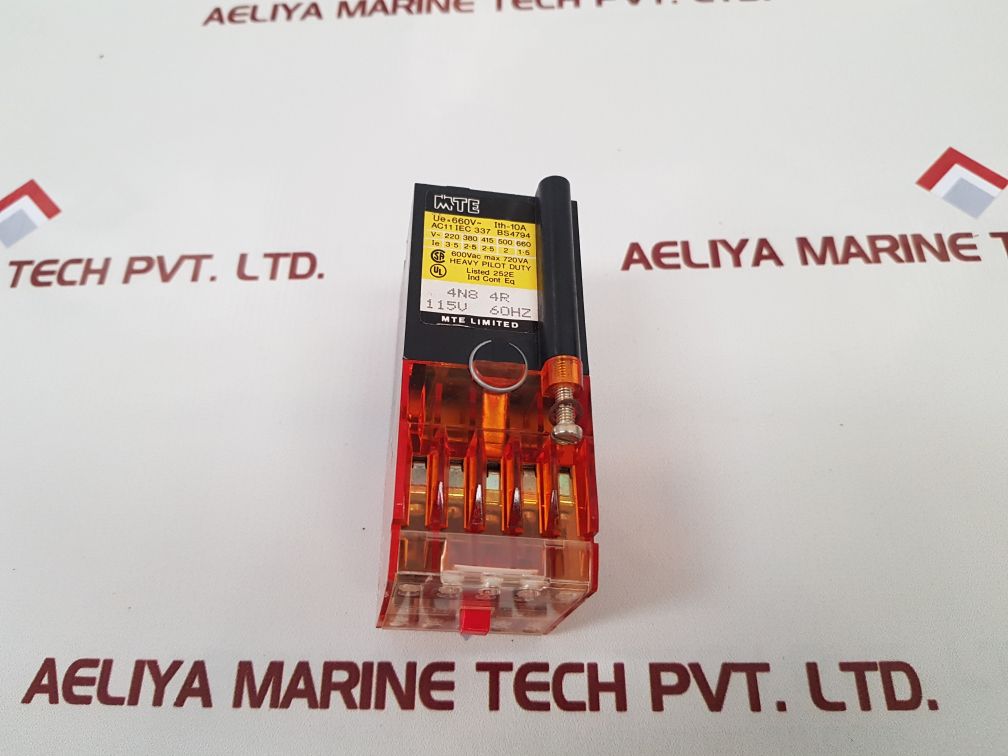 Mte 4N8-4R Relay 115V 60Hz
