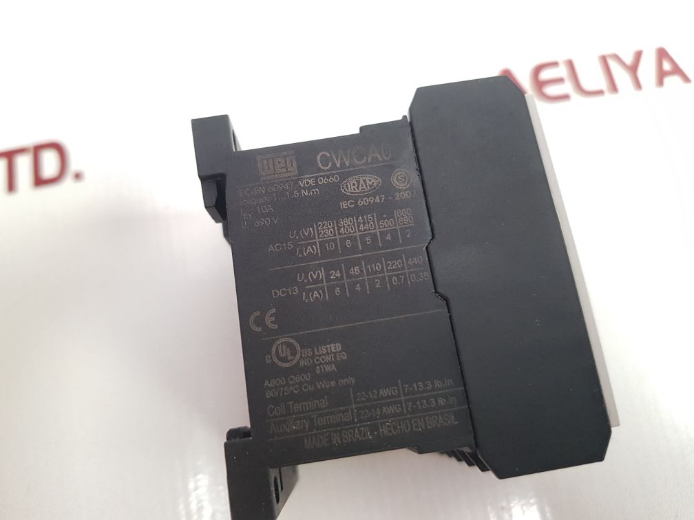 Weg Cwca0.22E Contactor Relay Cwca0-22-00V04 New
