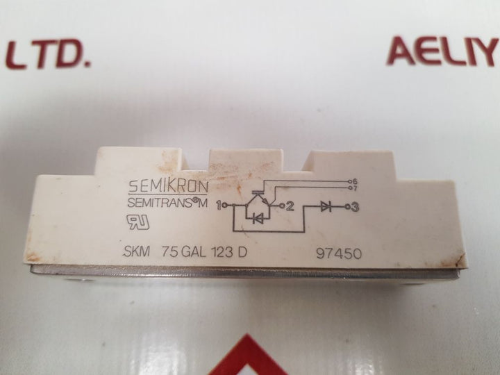 Semikron Skm 75 Gal 123 D Igbt Module
