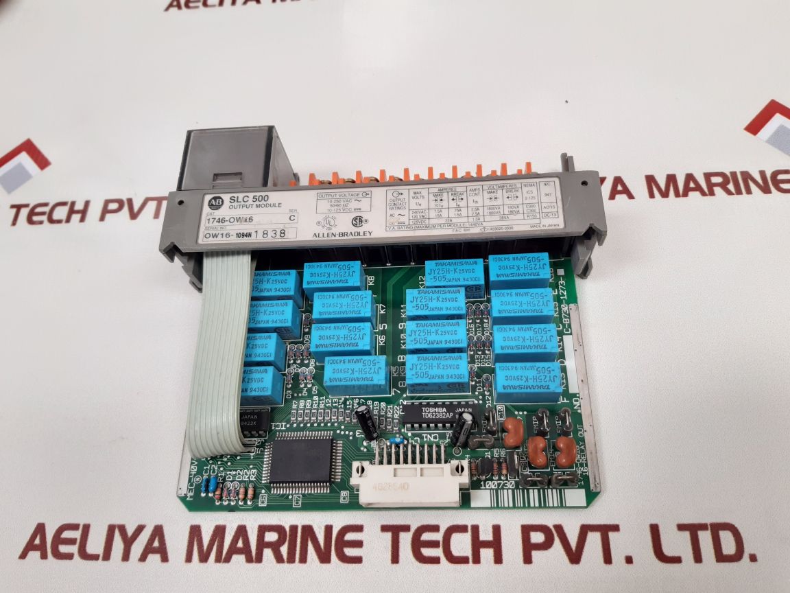Allen- Bradley 1746-ow16 Slc 500 Output Module Ser.C
