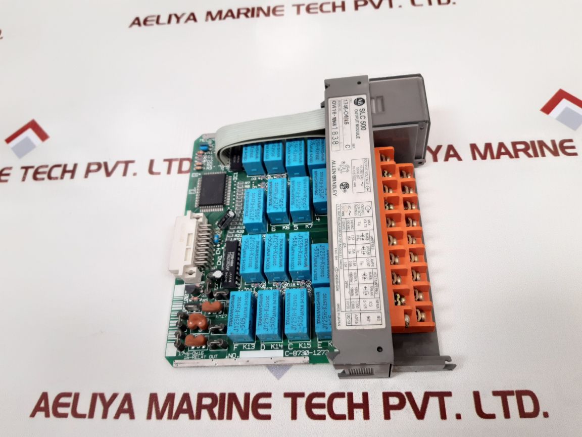 Allen- Bradley 1746-ow16 Slc 500 Output Module Ser.C
