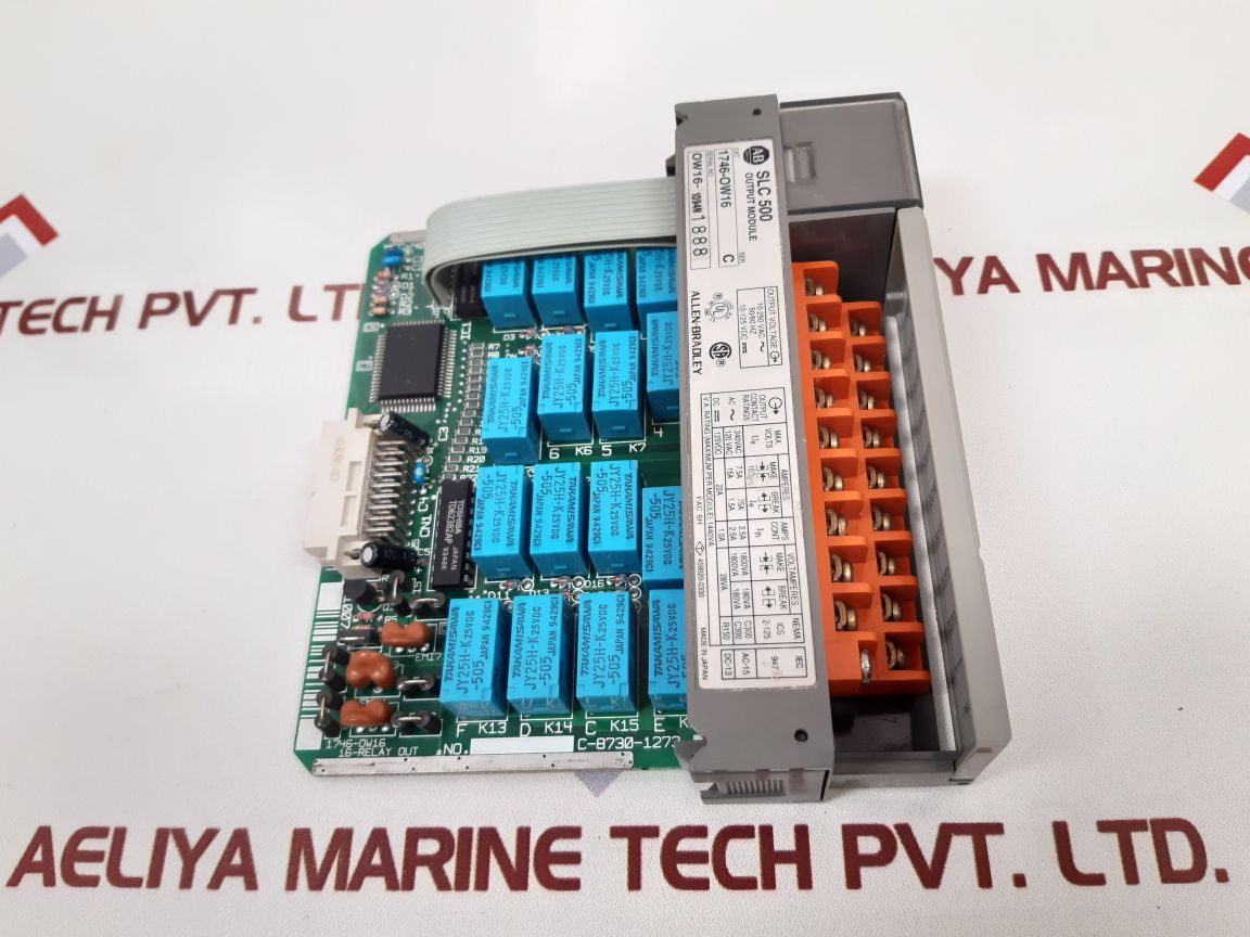 Allen-bradley 1746-ow16 Slc 500 Output Module Ser.C
