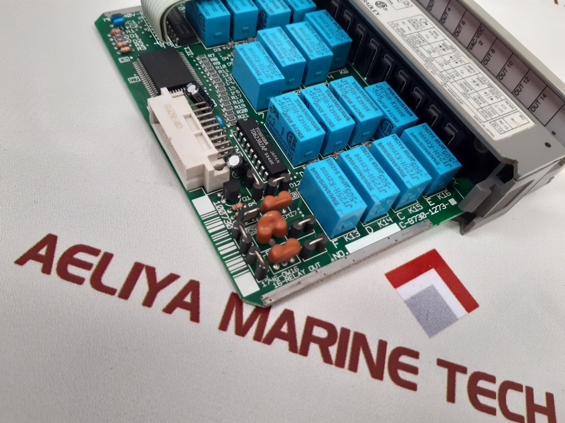 Allen-bradley 1746-ow16 Slc 500 Output Module Ser.C
