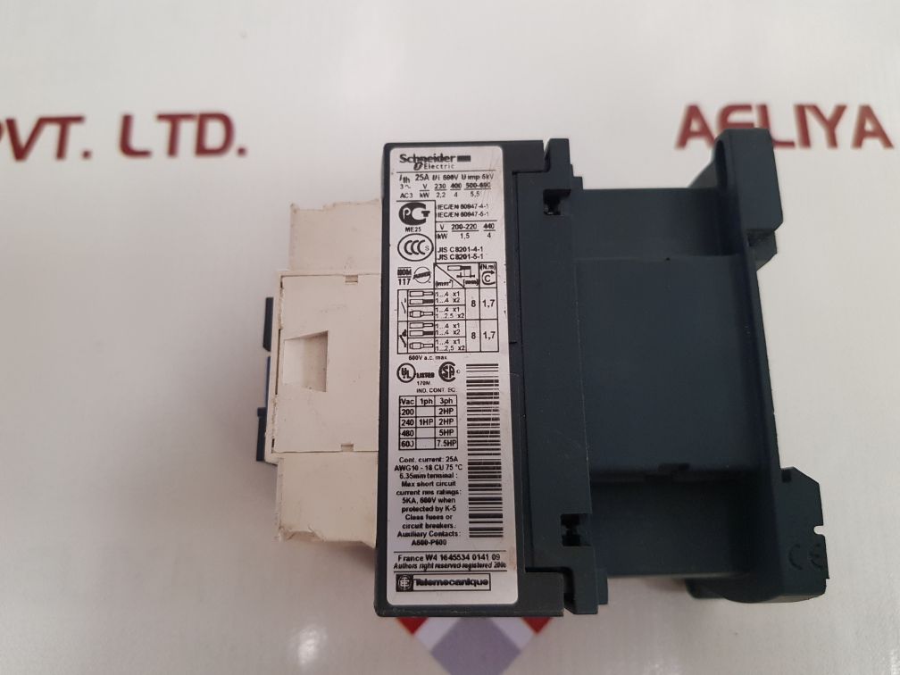 Telemecanique/Schneider Lc1D09 Contactor
