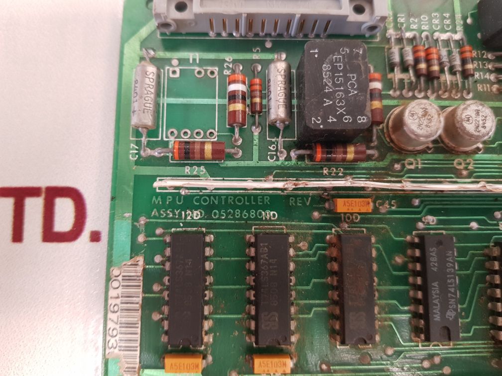 Measurex Mpu Controller 05286800
