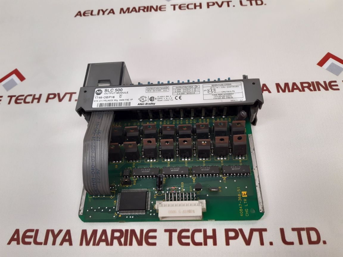 Allen- Bradley 1746-obp16 Slc 500 Output Module Ser.C
