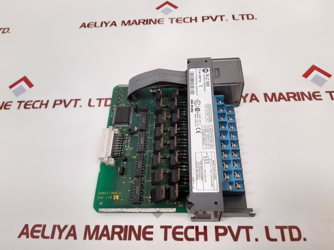 Allen- Bradley 1746-obp16 Slc 500 Output Module Ser.C
