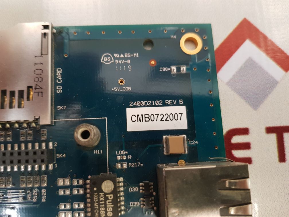 Wince Sticker 2400D2102 Rev B Communication Board
