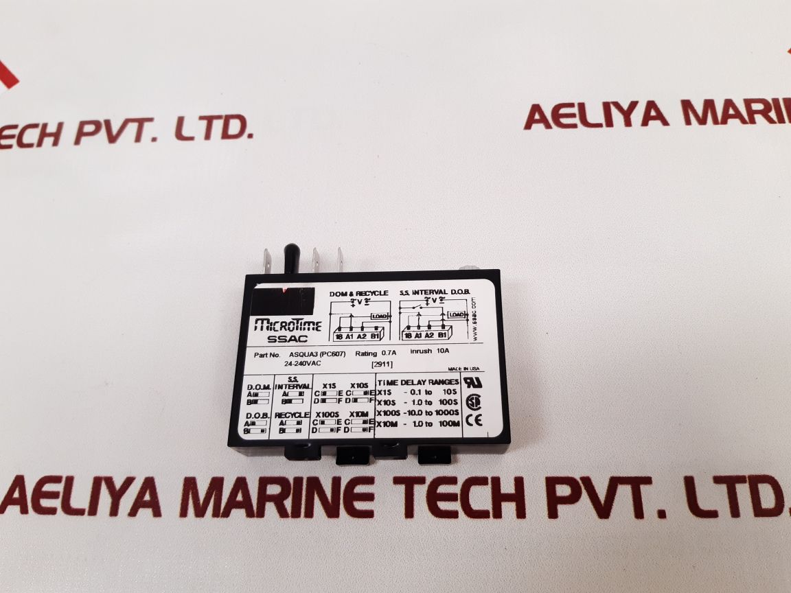Microtime Ssac Asqua3(Pc607) Timing Relay
